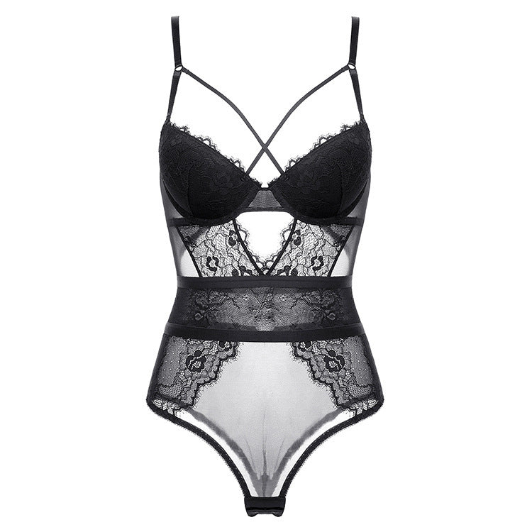 Seamless Victorian bodysuit with bra