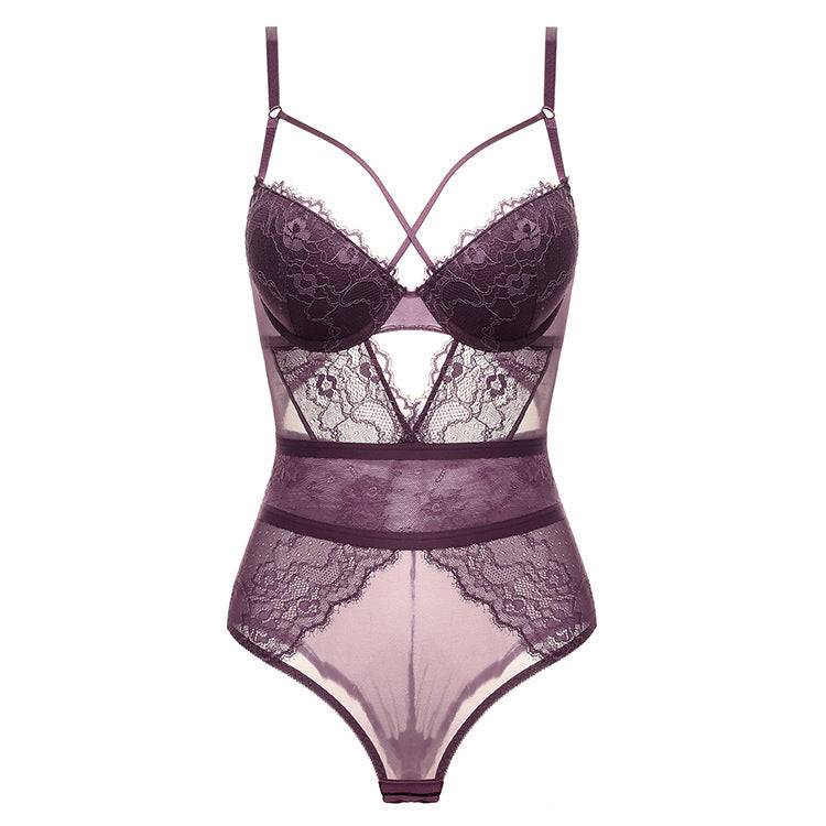 Seamless Victorian bodysuit with bra